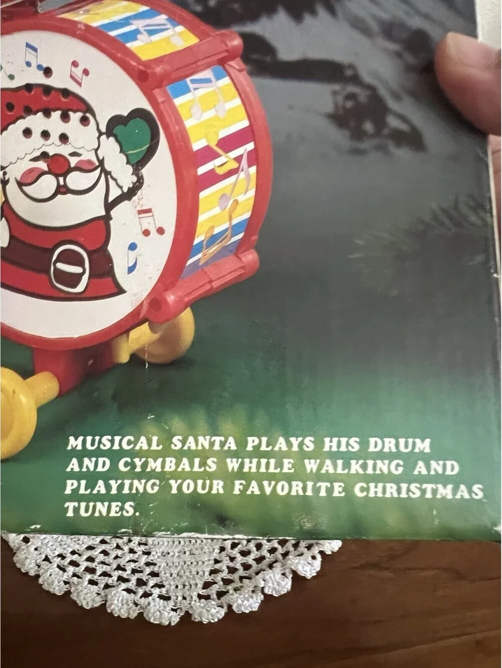 Vintage Meryvn’s Walking Santa Claus Drummer, with Box, ONLY MUSIC WORKS